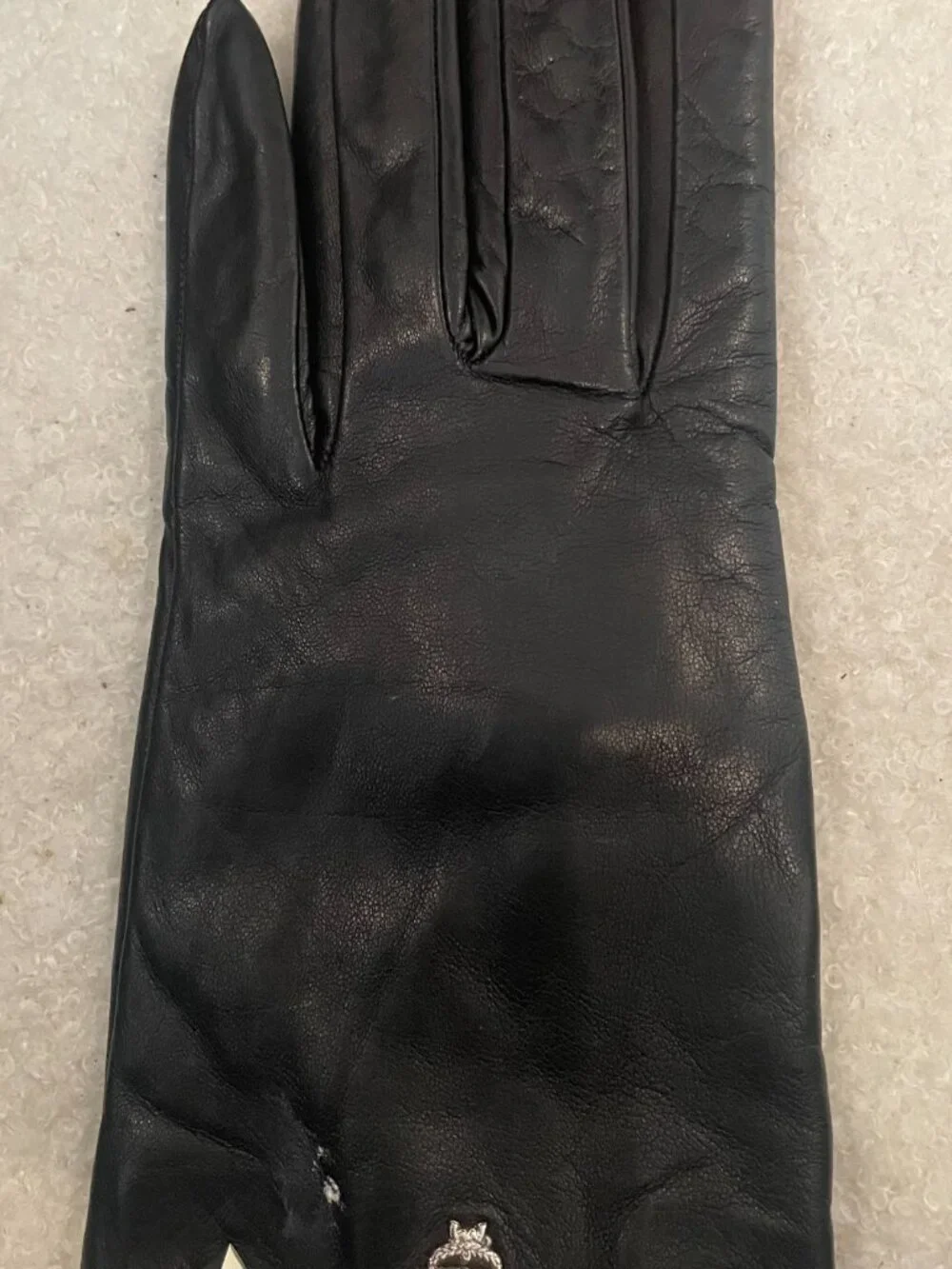 MCM Genuine Leather Gloves size L (M/L really)